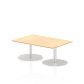 Dynamic Italia 1200 x 800mm Poseur Rectangular Table Maple Top 475mm High Leg ITL0247 DD